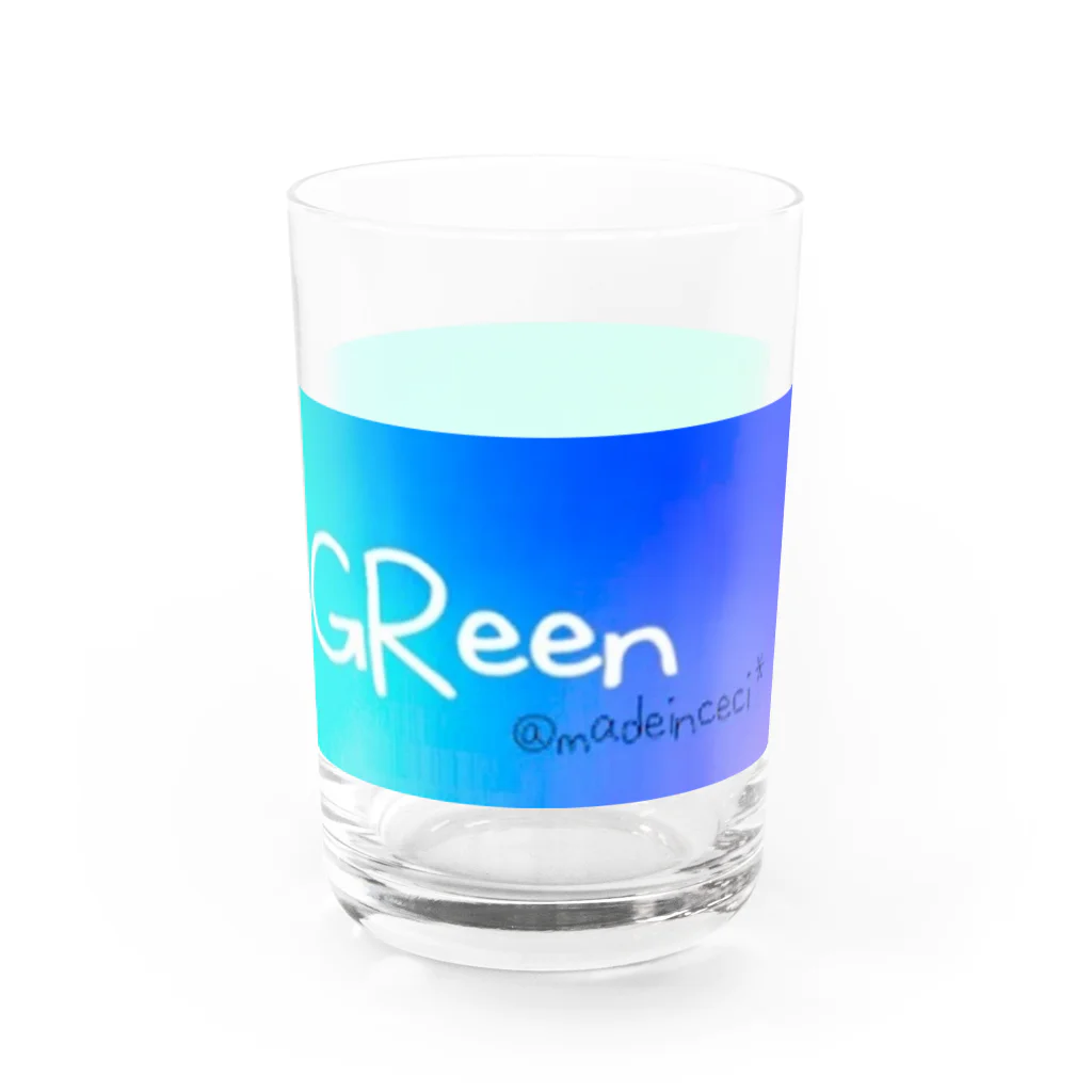 田中セシル⋆CecilTanakaの#LoveGReen 01 Water Glass :right