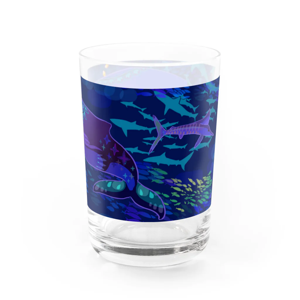 あやるのクジラA Water Glass :right