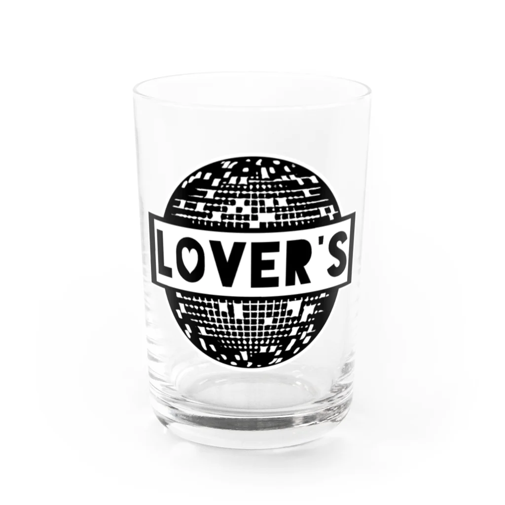 歌謡曲カフェLover'sのlovers ミラーボール グラス右面