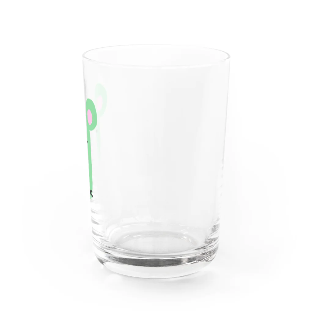 tori_doriのかおながネズミ 緑 Water Glass :right