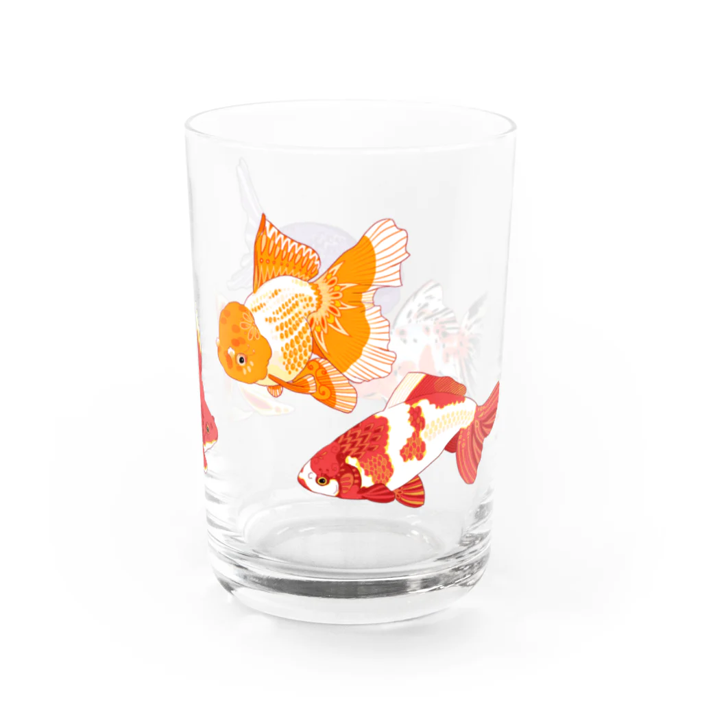 あやるの金魚たち/背景無し Water Glass :right