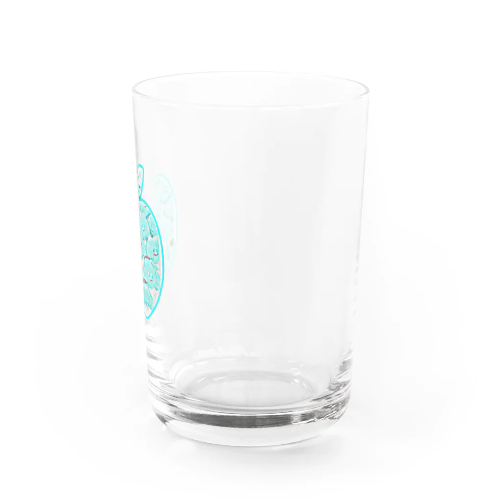 MAGIC FANの青リンゴと空と雲さま Water Glass :right