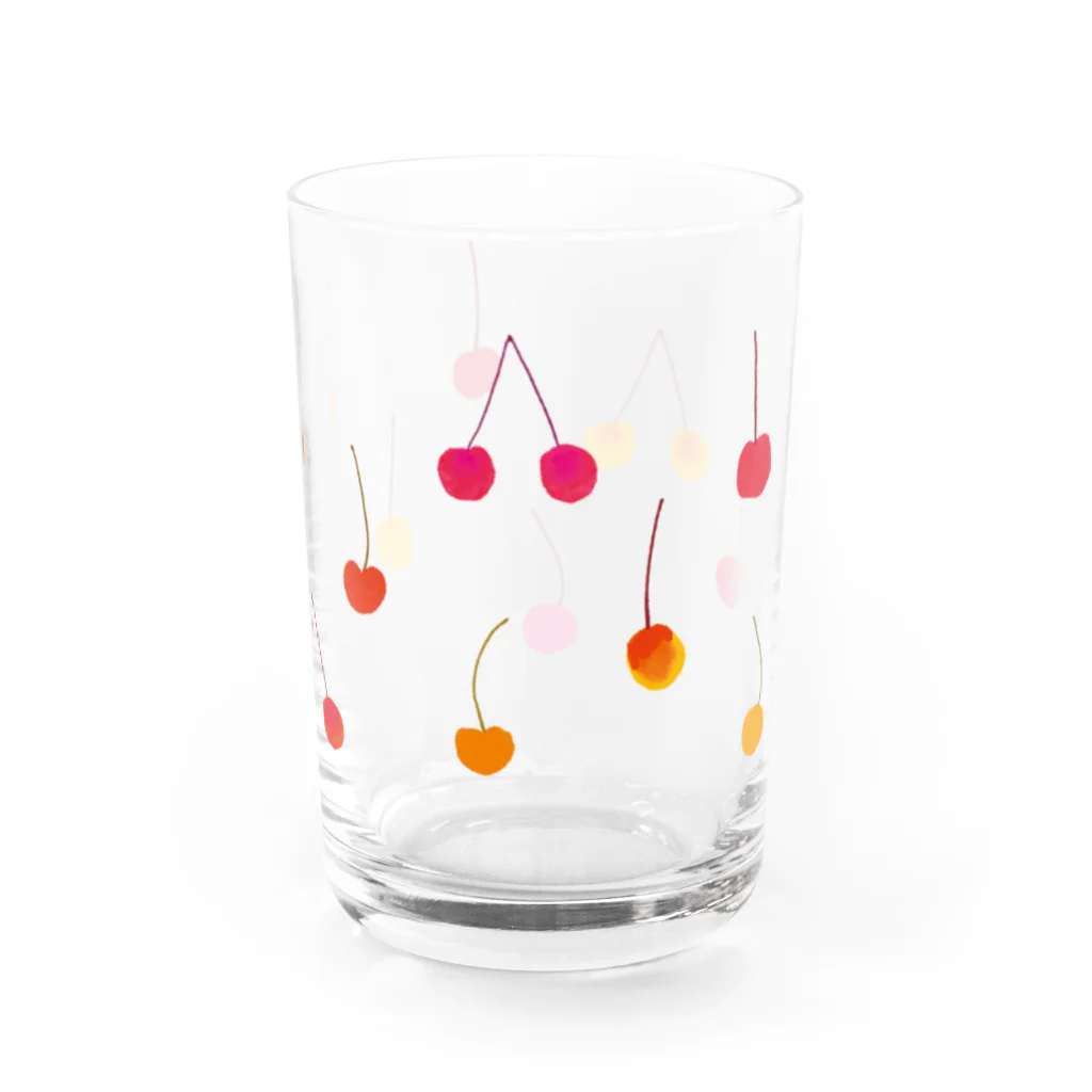 柳田まち Machi Yanagidaのさくらんぼのグラス Water Glass :right