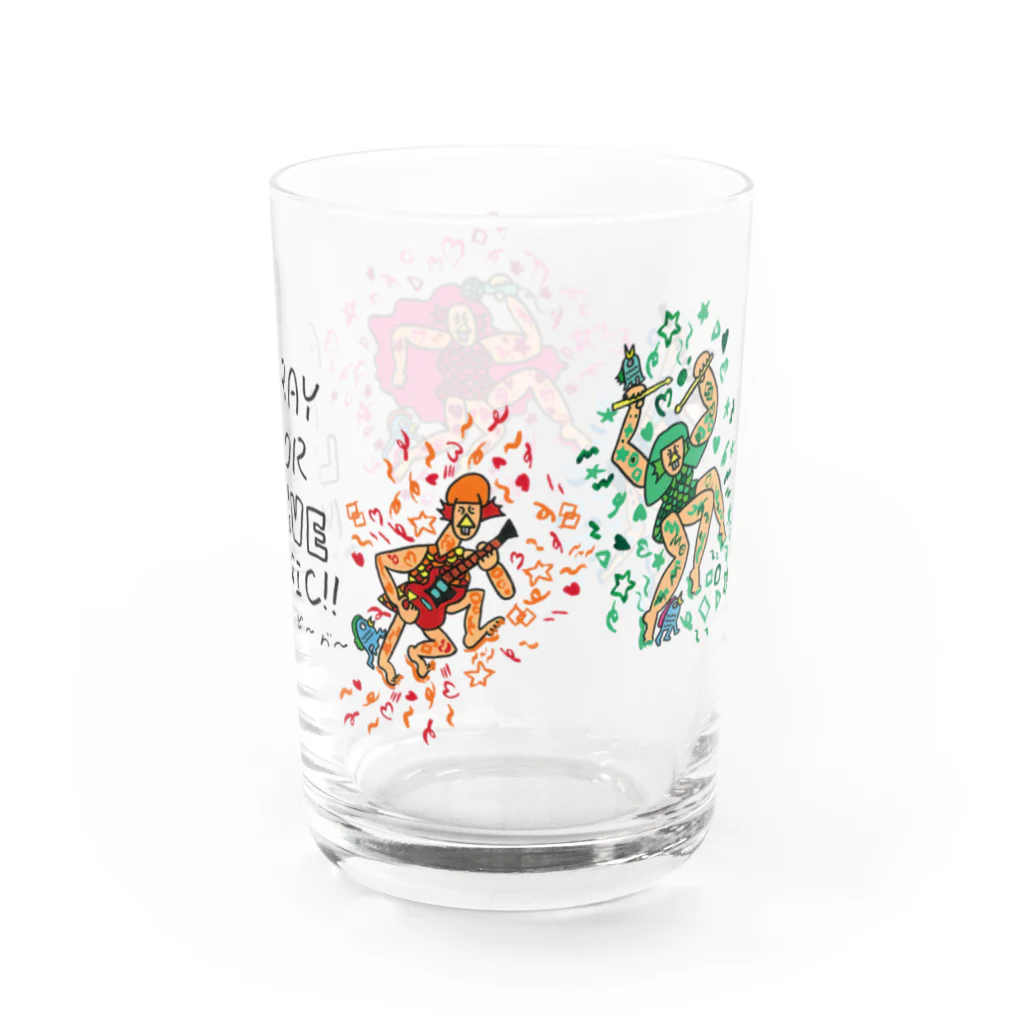 おとぼけビ～バ～のPray for LIVE music アマビエ グラス Water Glass :right