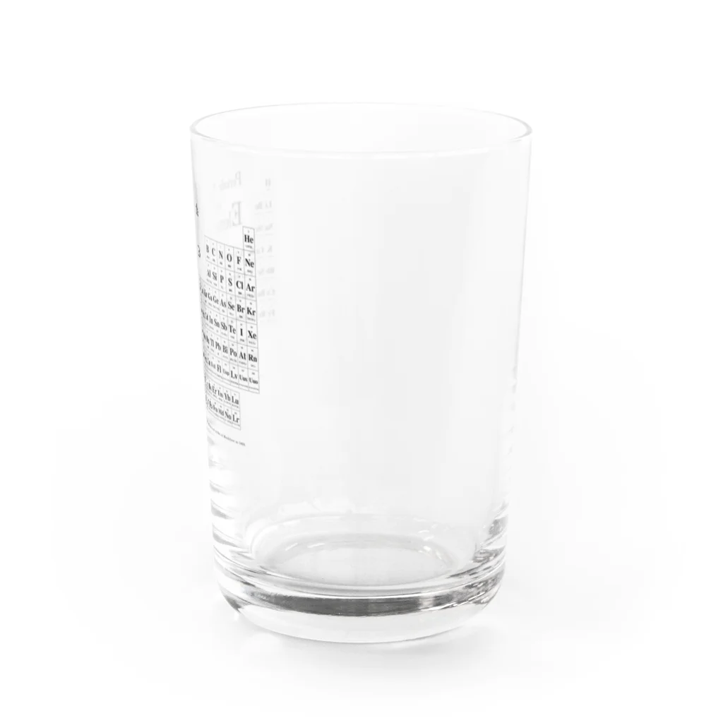 理数系好きで、すみま店の理数系グッズ 元素周期表グラス Water Glass :right