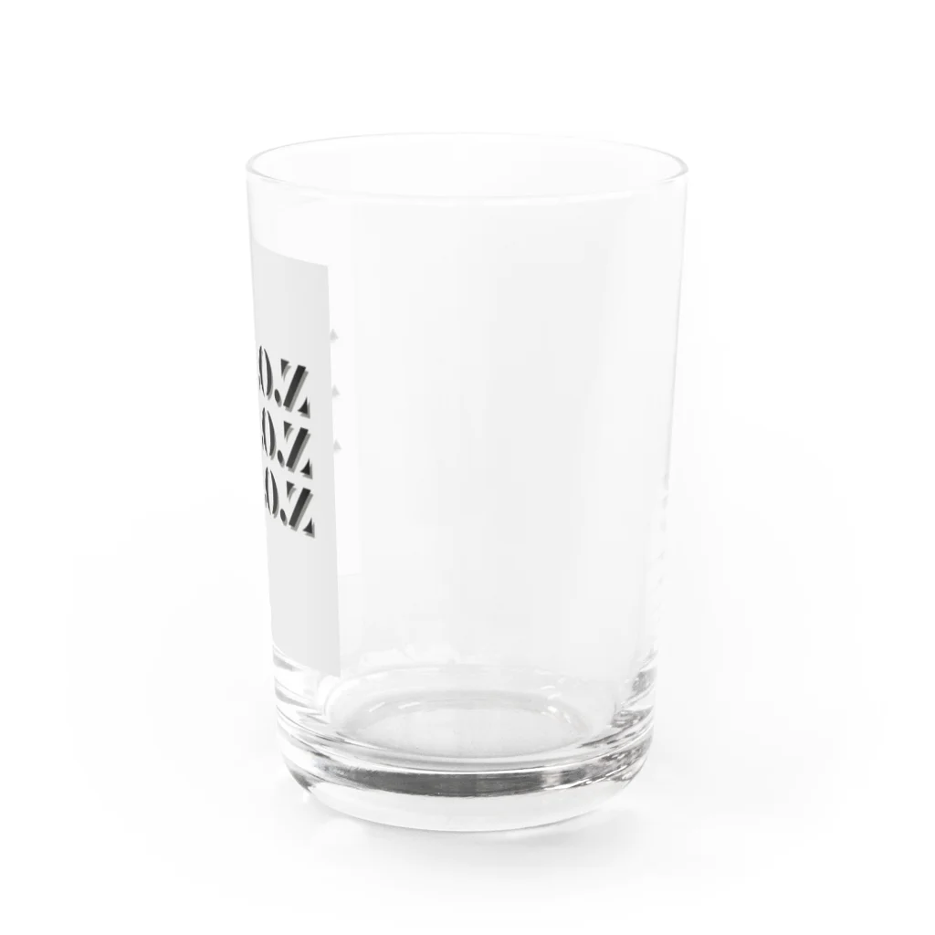 A.M.O.Z Official ClothingのA.M.O.Z Glass_Modern Logo グラス右面