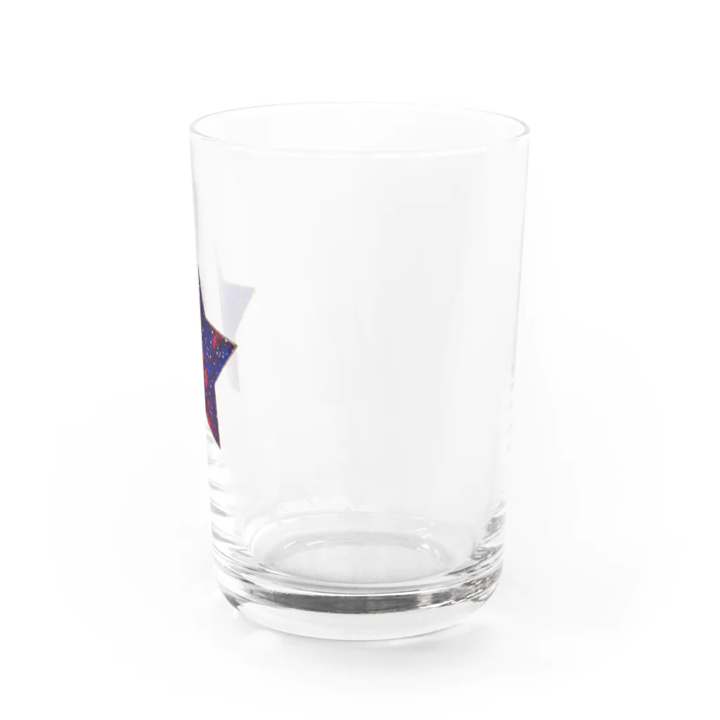 采-aya-の赤い星 Water Glass :right