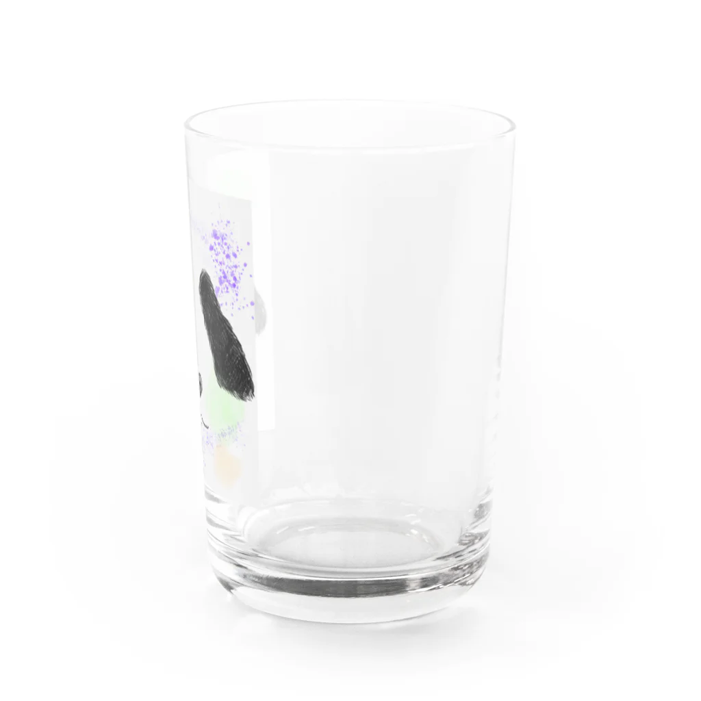 松村有莉の店のパンダの顔グッズ Water Glass :right