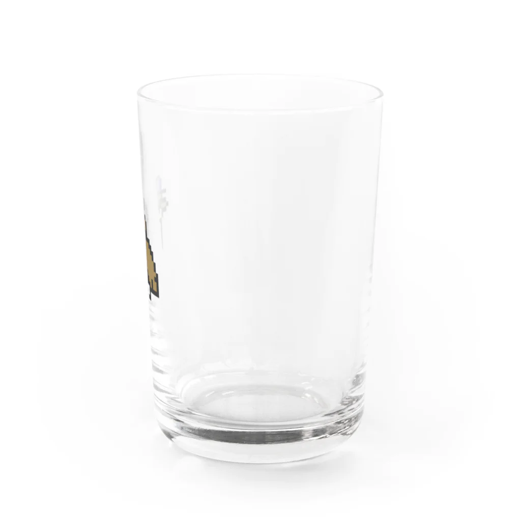 みたにんのドット絵の雀（キャップ） Water Glass :right