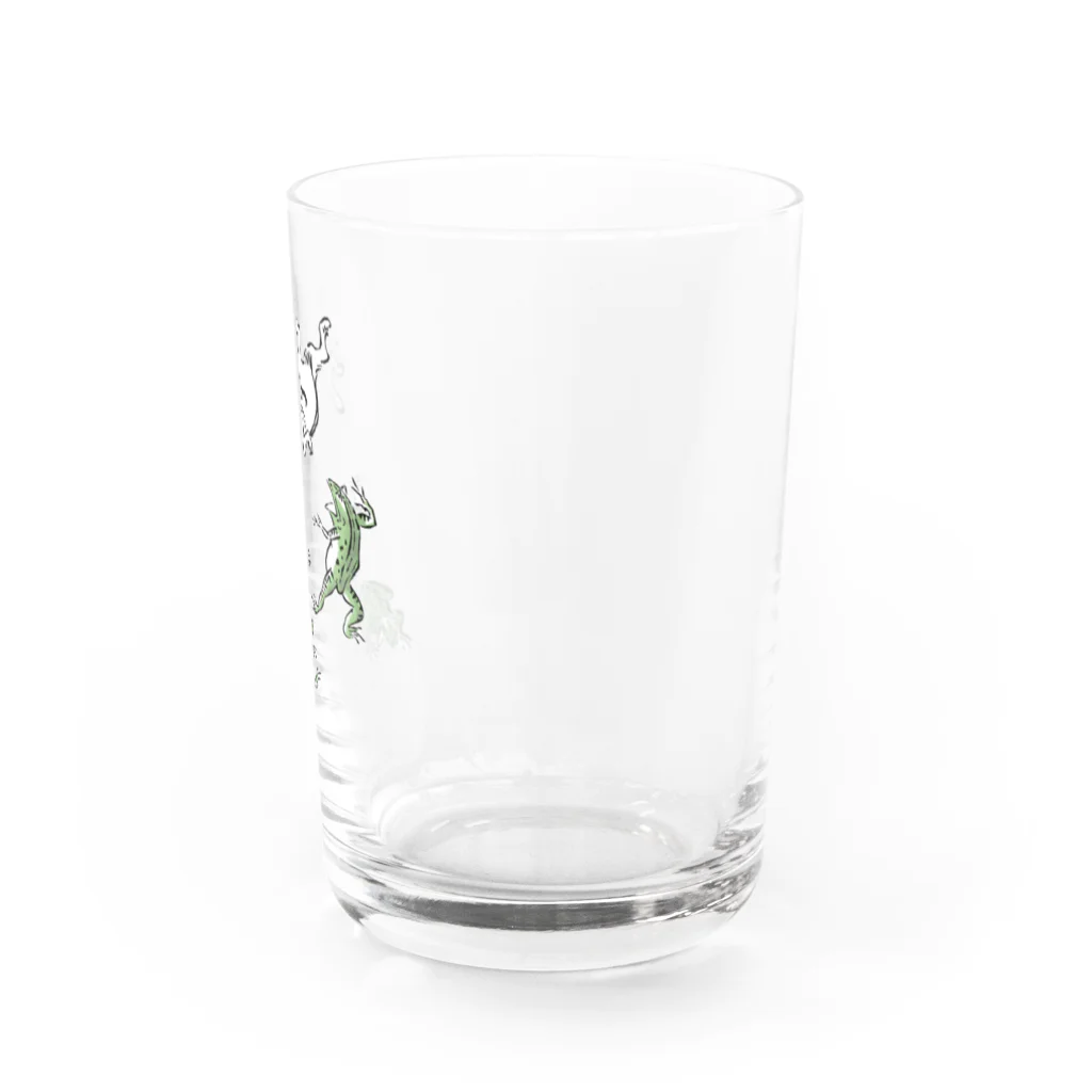 ねこめいんの店の鳥獣戯画 Water Glass :right