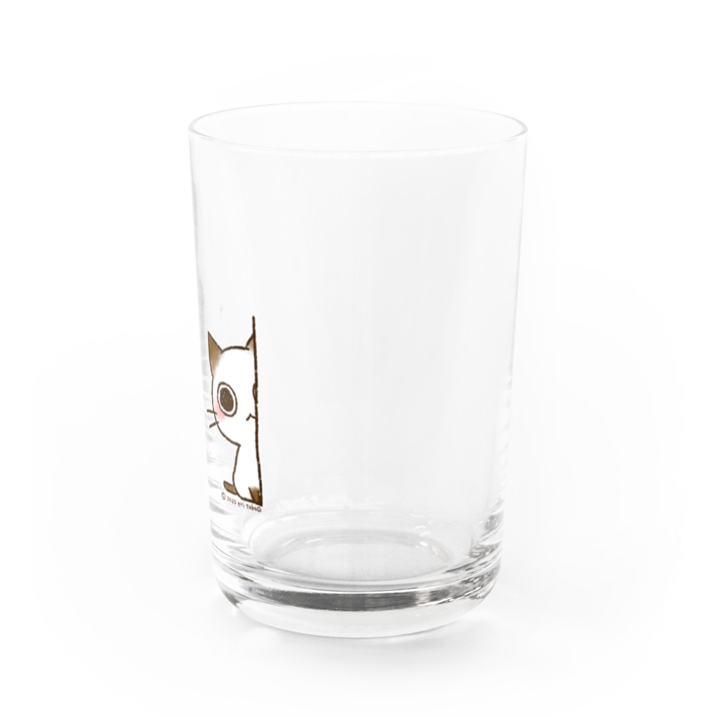 タカオエリ＊イラストレーターのちょこさん。～チラリ～ Water Glass :right