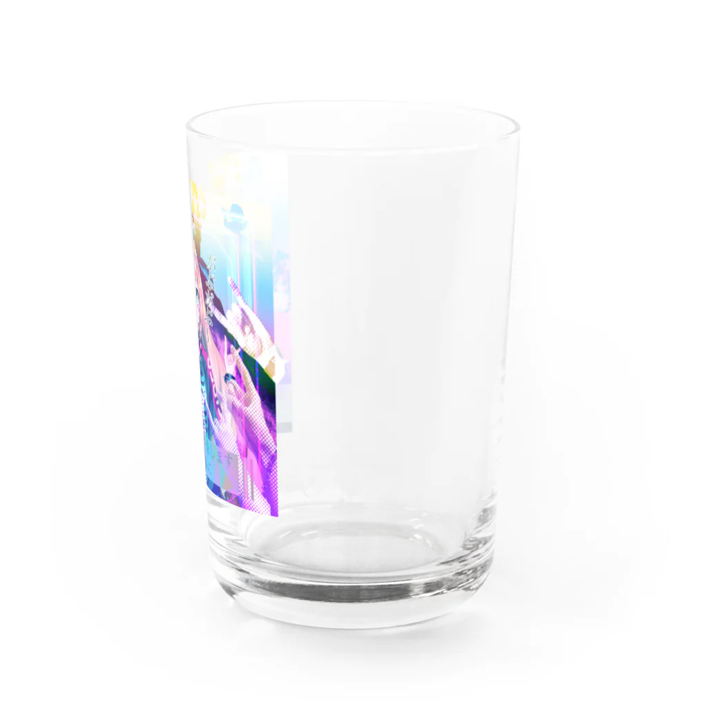 不死奇ヨンシィ✋👲🤚の大天使がぶり蒸気波崇拝 Water Glass :right