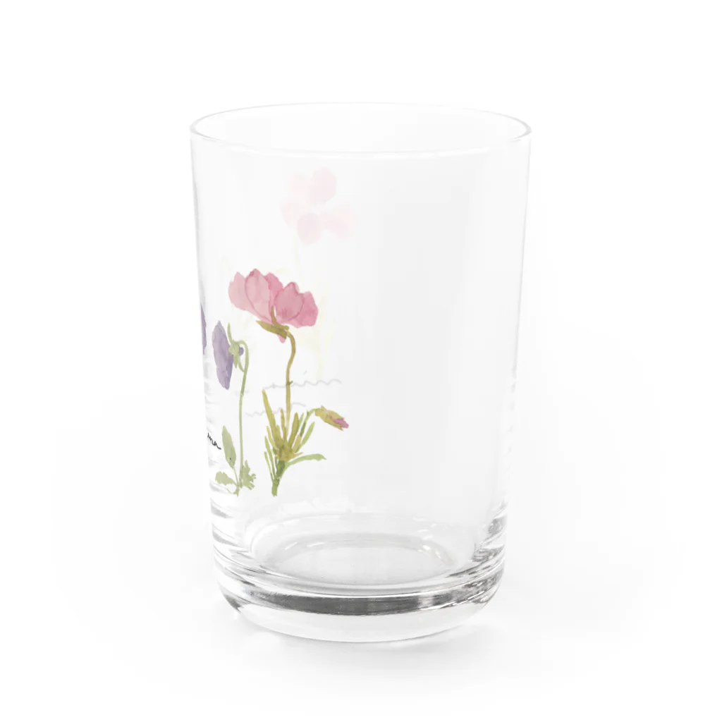 きたがわじゅりの庭の花 Water Glass :right