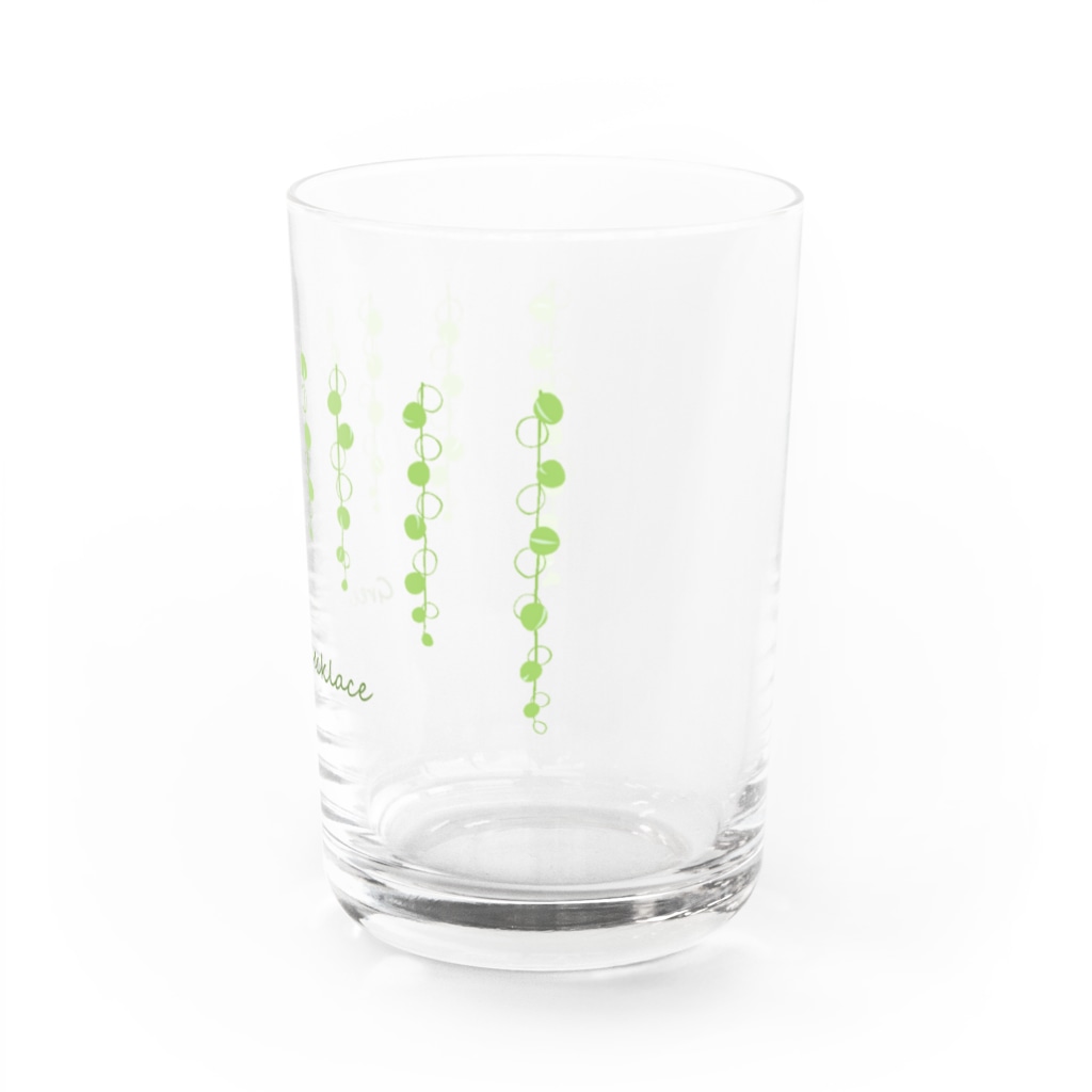 DOTEKKOのT-29 Green necklace Water Glass :right