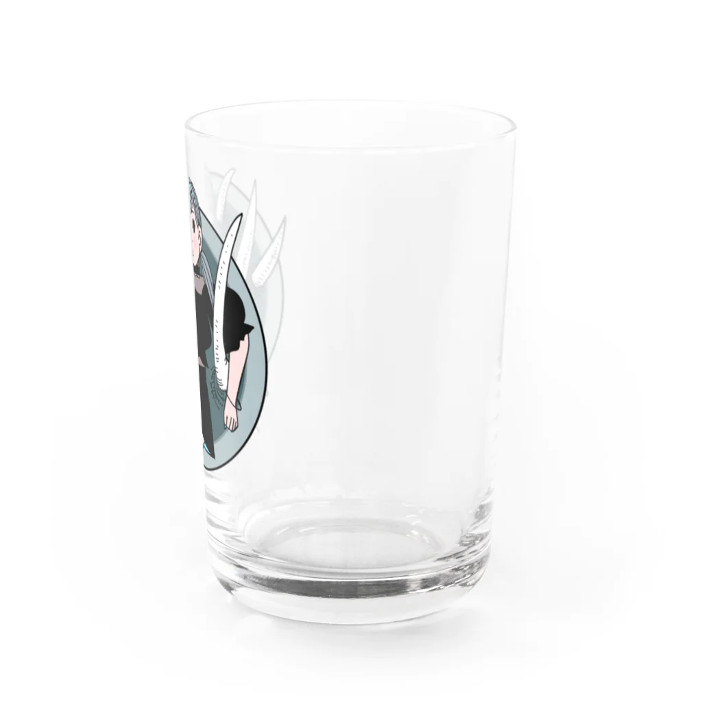 kaeruco(* 皿 *)の角と牙 Water Glass :right