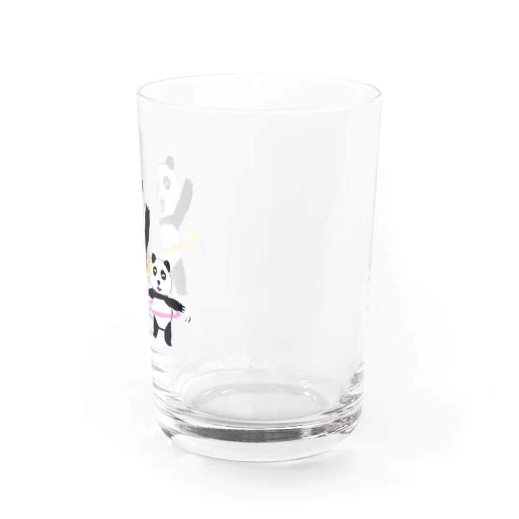 YUMIKITAGISHIのフラフープパンダ Water Glass :right