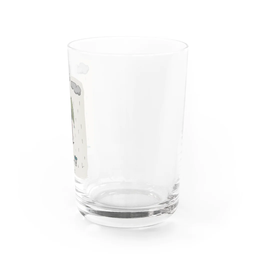 やの のすけの雨を釣る Water Glass :right