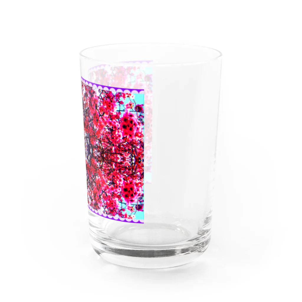 Satori2817の河津桜万華鏡 Water Glass :right