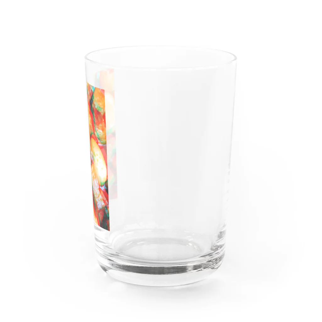 ファンシーゲリラ‖刺繍屋のエリコの飯テロ(豚の角煮) Water Glass :right