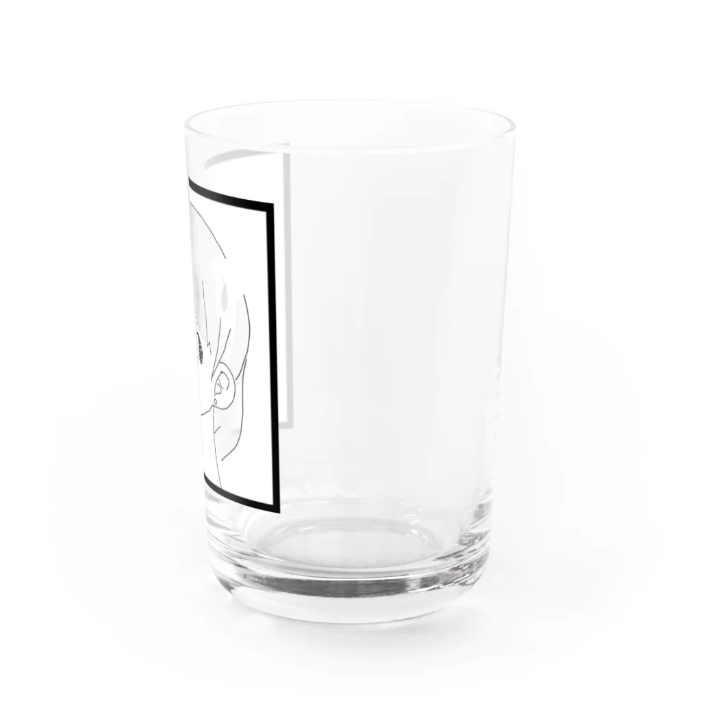 だみんをむさぼる会のきみのゐろ Water Glass :right