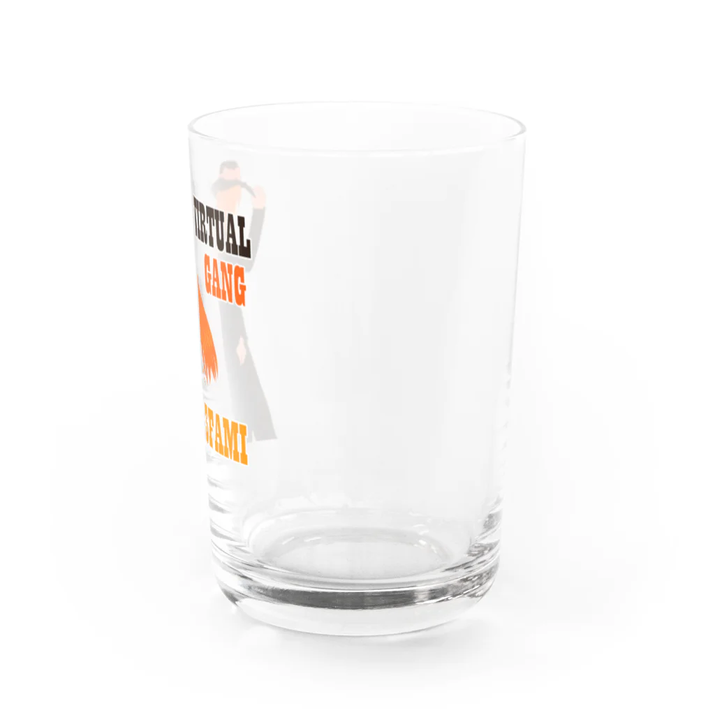 八十三ファミのバーチャルギャングショップの83 VIRTUALWESTERN グッズ Water Glass :right