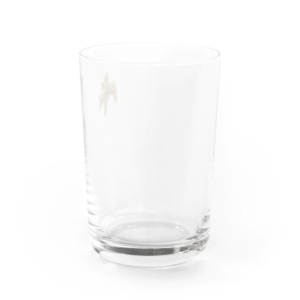 かのんのウズベキスタンの馬に乗る人のはにわ Water Glass :right