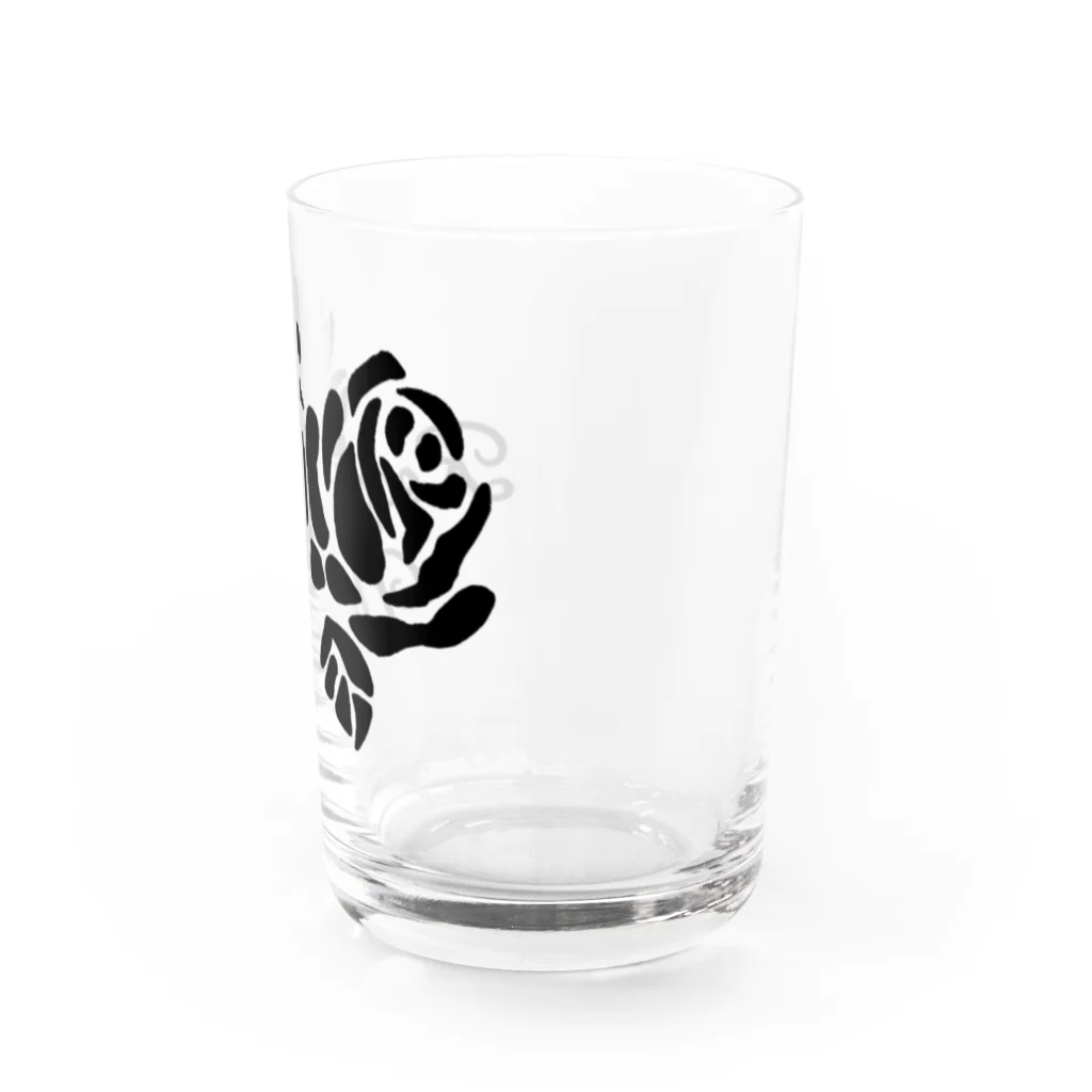 ちいさいのルージュノワール  シンプルロゴ Water Glass :right