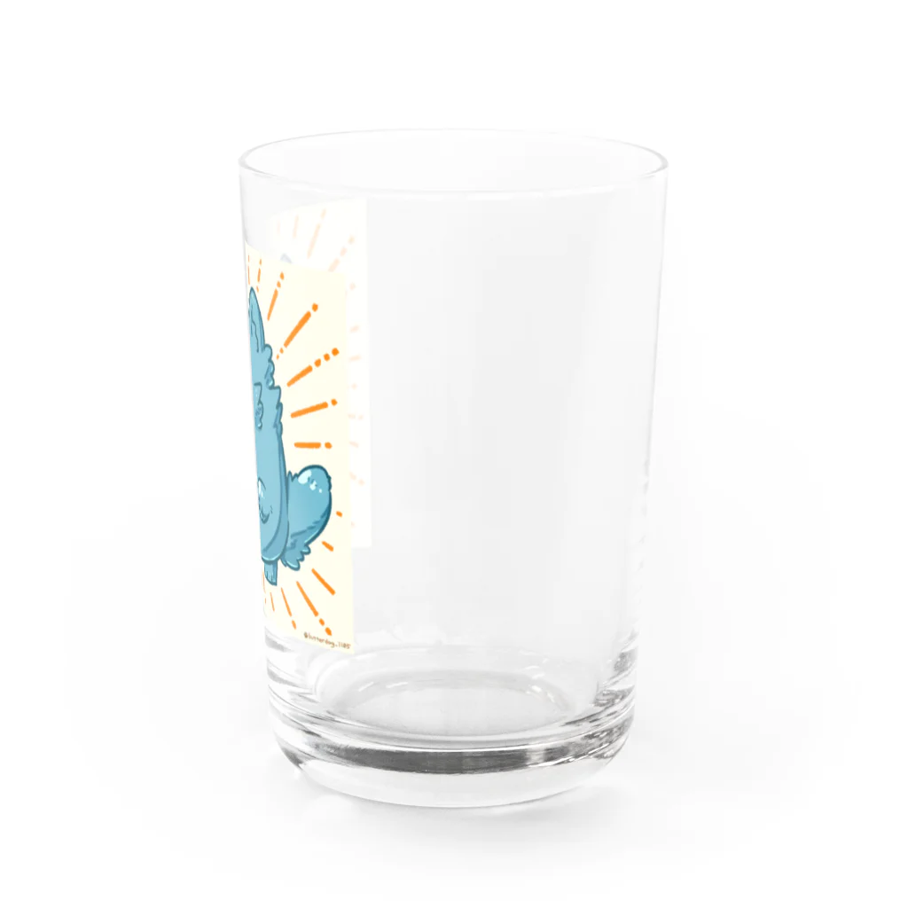 濃厚クリームがけワンコのつやピカななし Water Glass :right