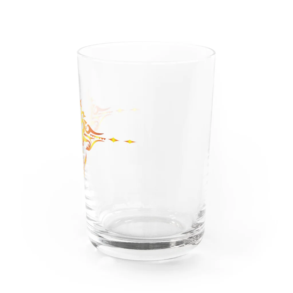 KARASU_HAGANE SHOPの紋章風ハート Water Glass :right