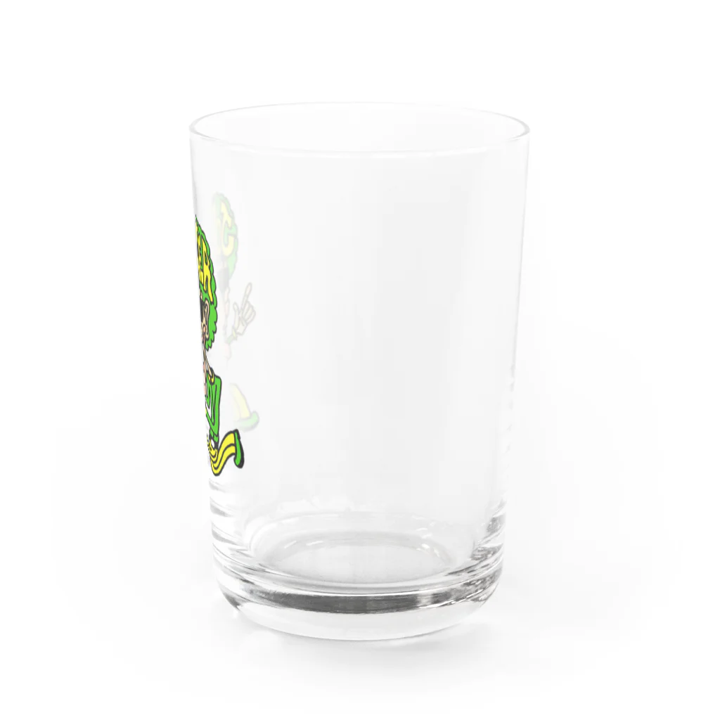 JOKERのアフロキング Water Glass :right