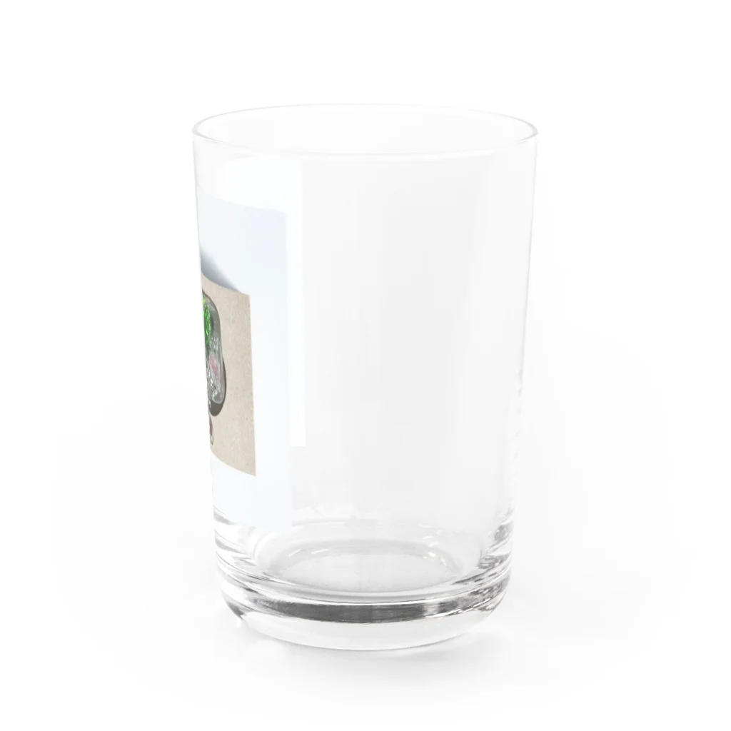 マシロ　ミュージアムショップのももちゃんとすいか Water Glass :right