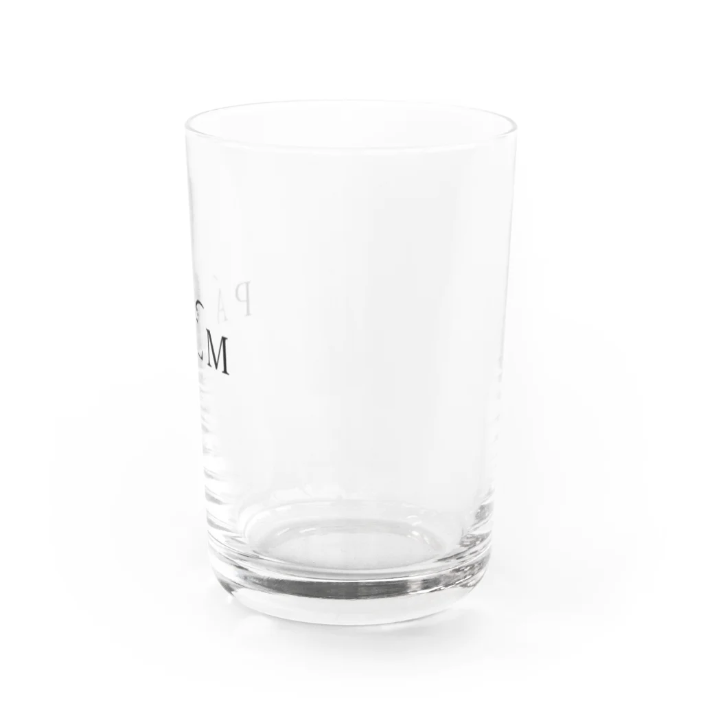 PALMのpalwnamalogo Water Glass :right