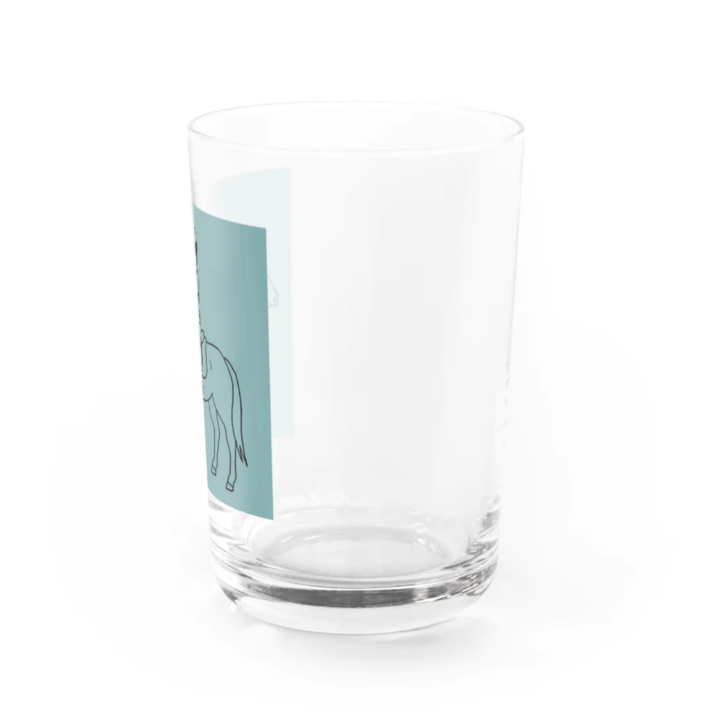 馬のいる日常の馬のいる日常 Water Glass :right