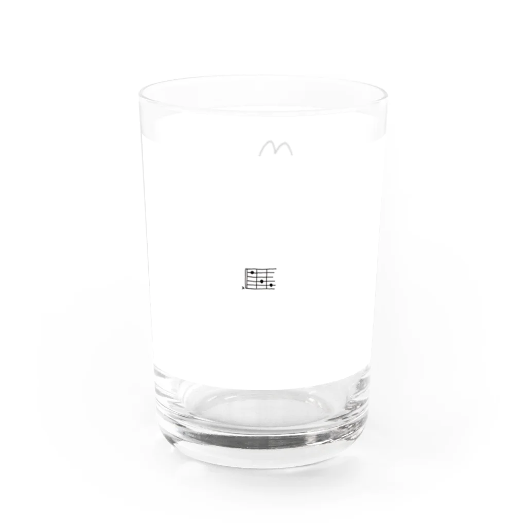 目黒 しおりグッズショップのNo.８ もち子と君のギターグラス　 Water Glass :right