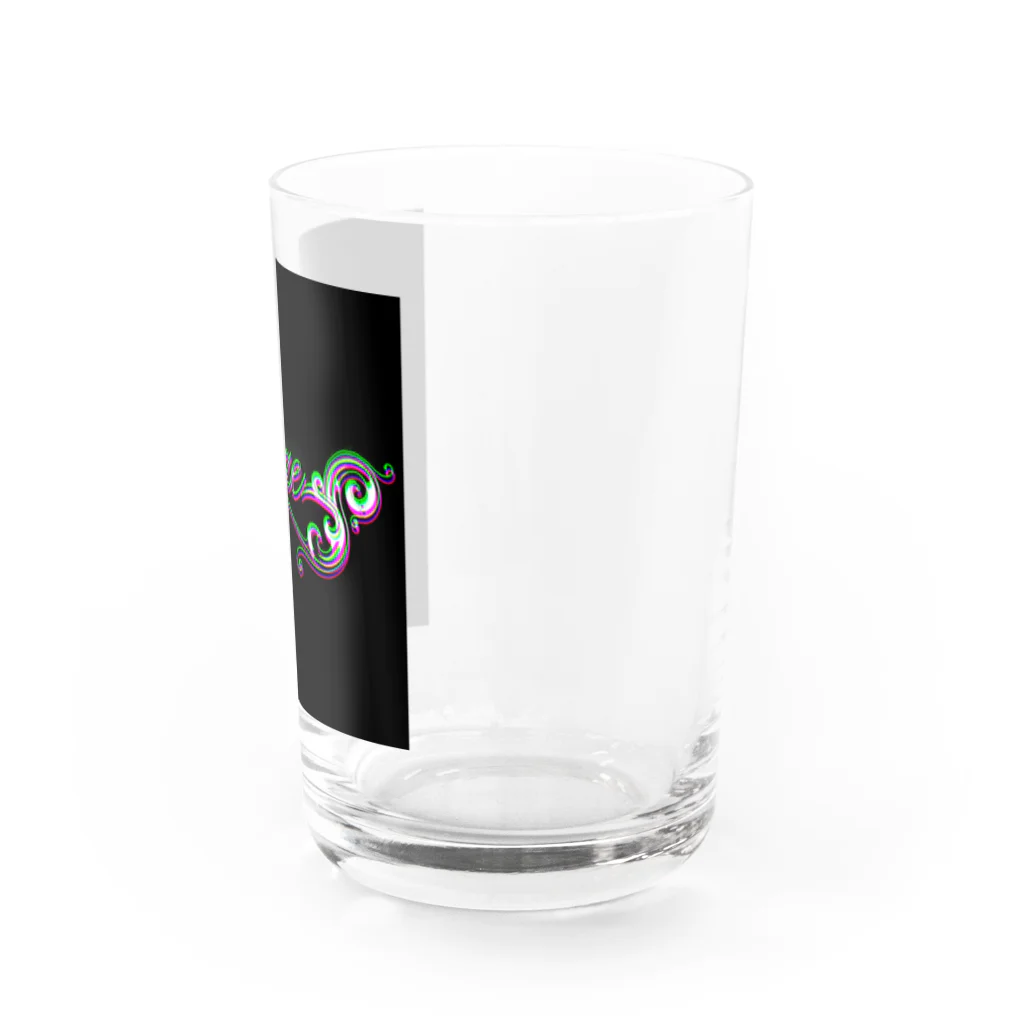 AIEL(あいえる)@game運命の刃のBreeze ロゴA Water Glass :right
