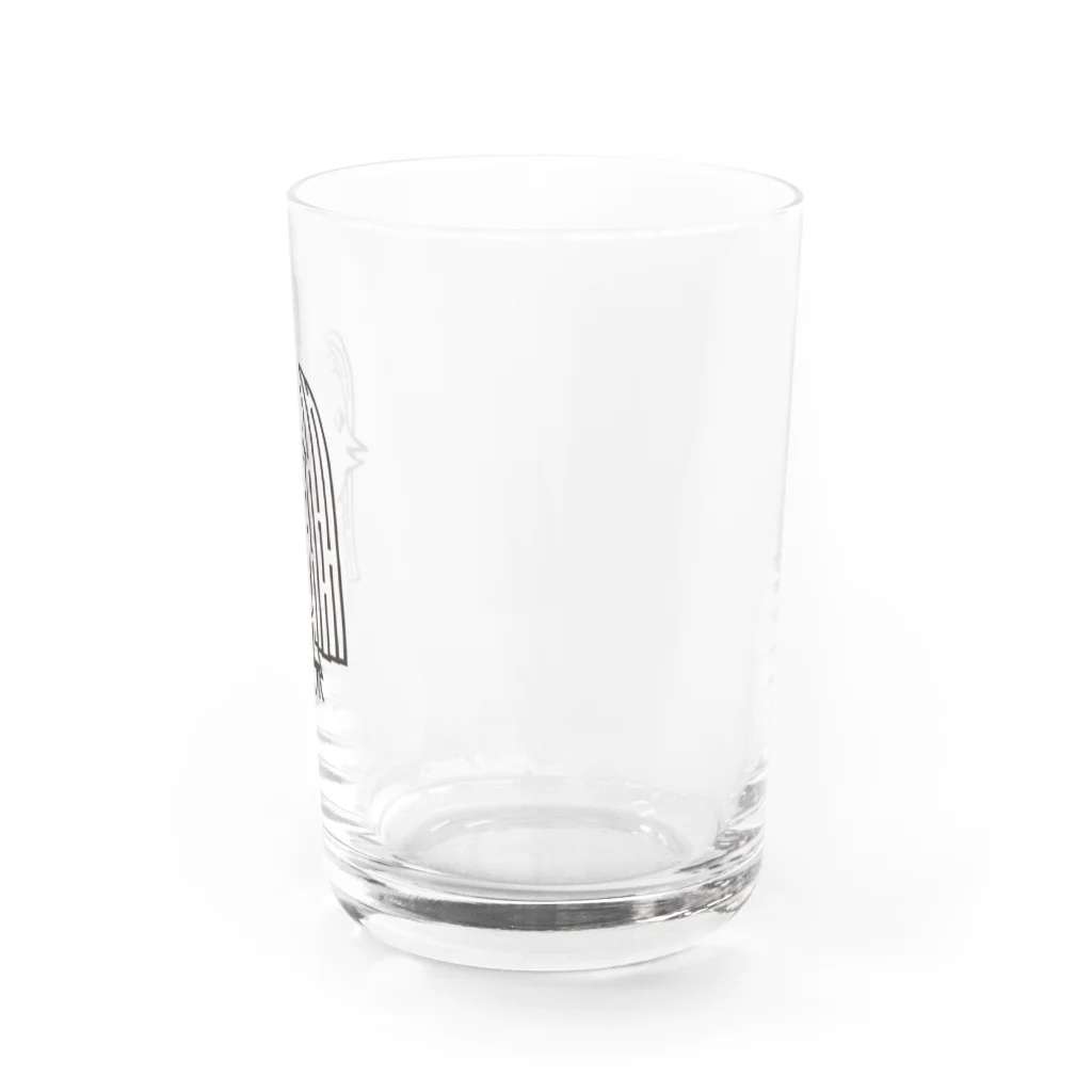 疫病退散アマビエの福本アマビエ Water Glass :right