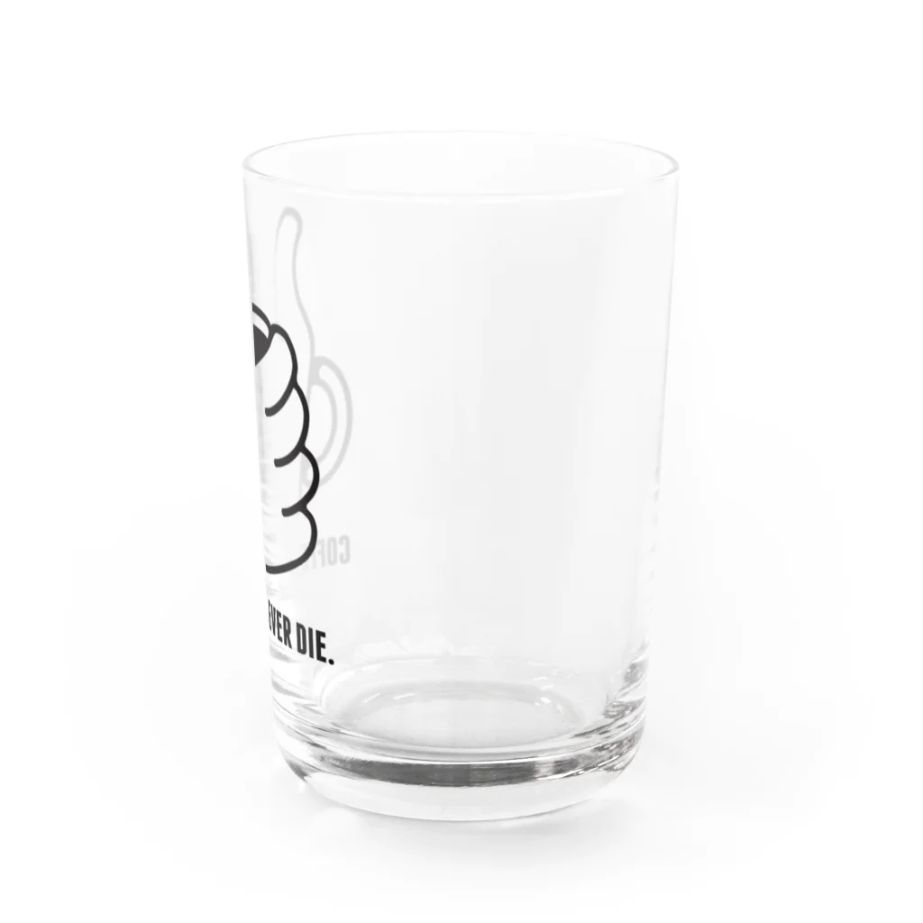 あおいろらじおの"コーヒーは死なせない"C Water Glass :right