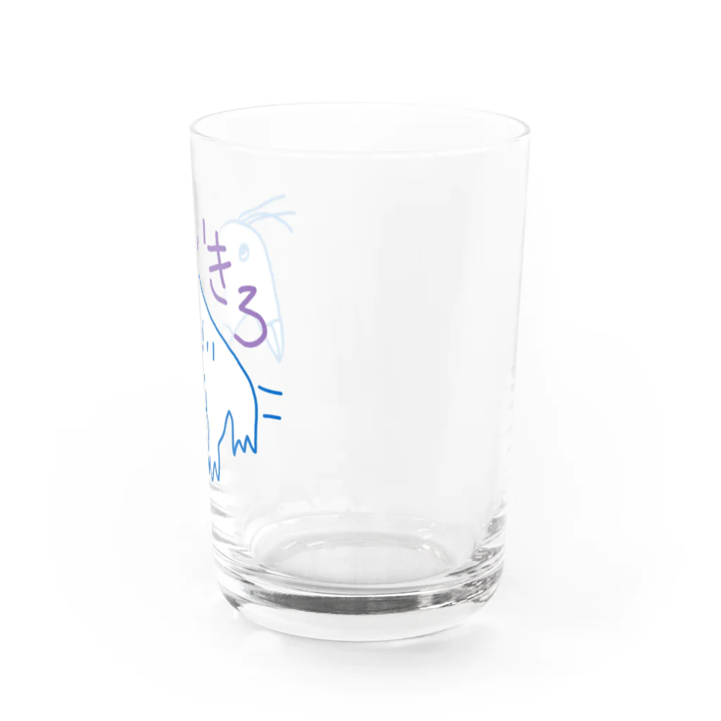 こがちゃんのお前は生きろペンギンくん Water Glass :right