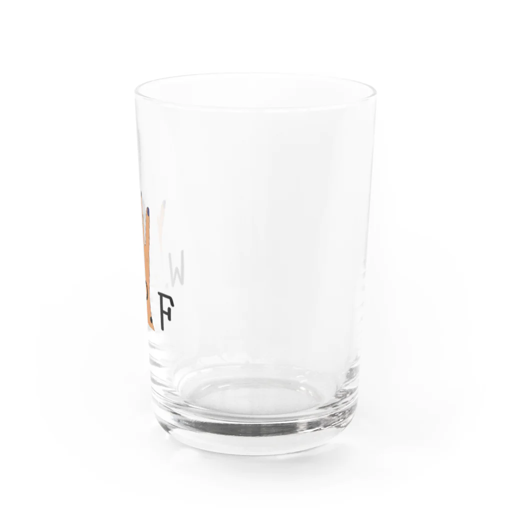 WakameleonのW.P.F 枠なし Water Glass :right