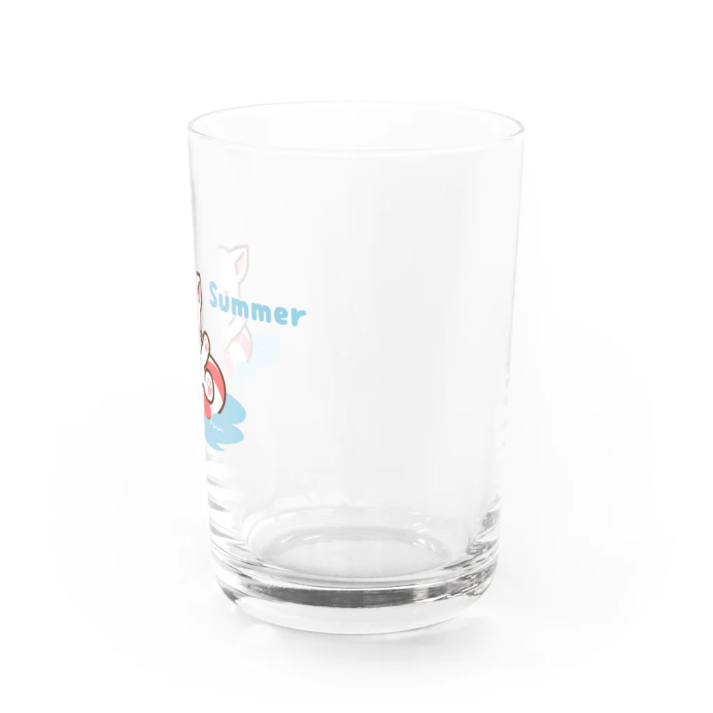 Haruna shopのしろねこ♡夏 summer Water Glass :right
