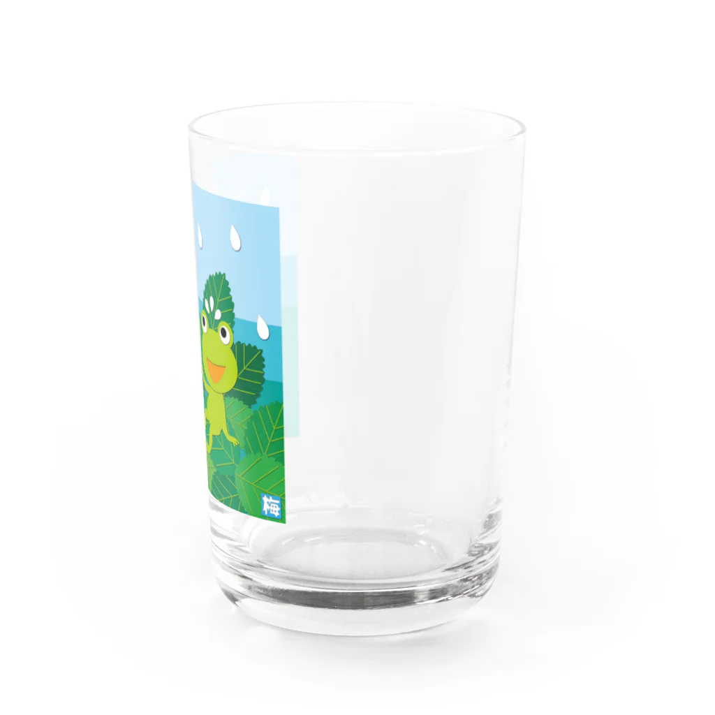 umeumeの雨どきどき Water Glass :right