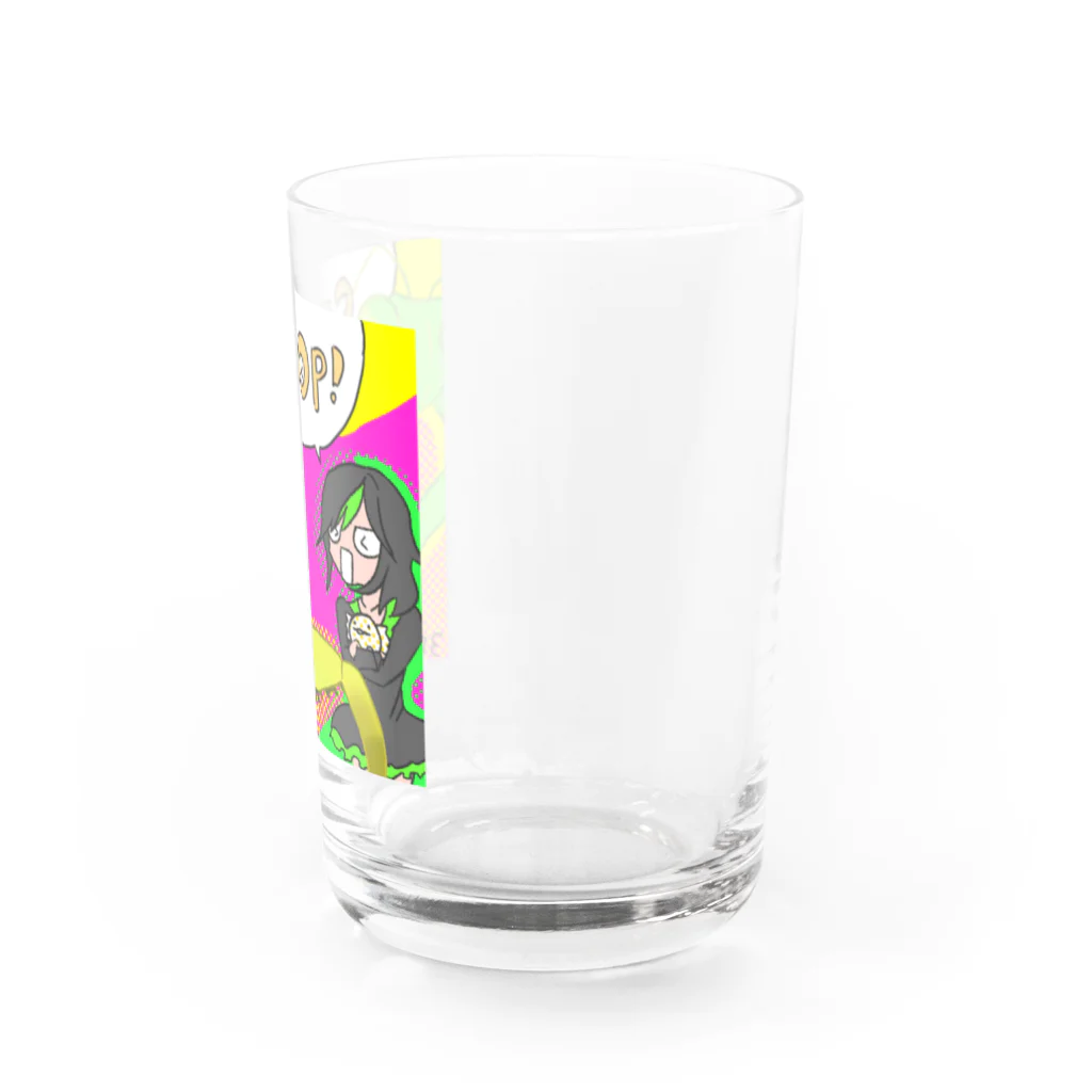 さんばんてのかまきりあたっく！ Water Glass :right