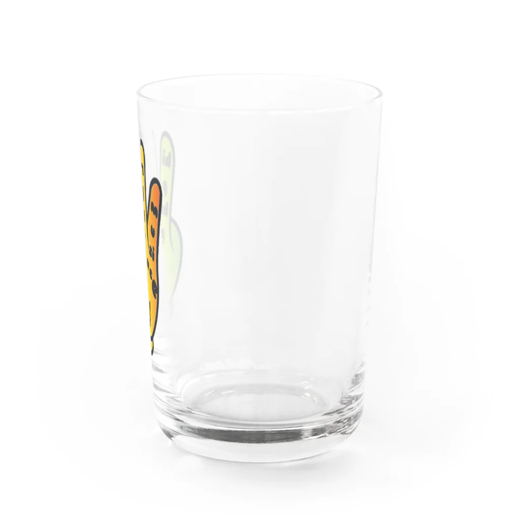 えっちゃんパパのpeace Water Glass :right