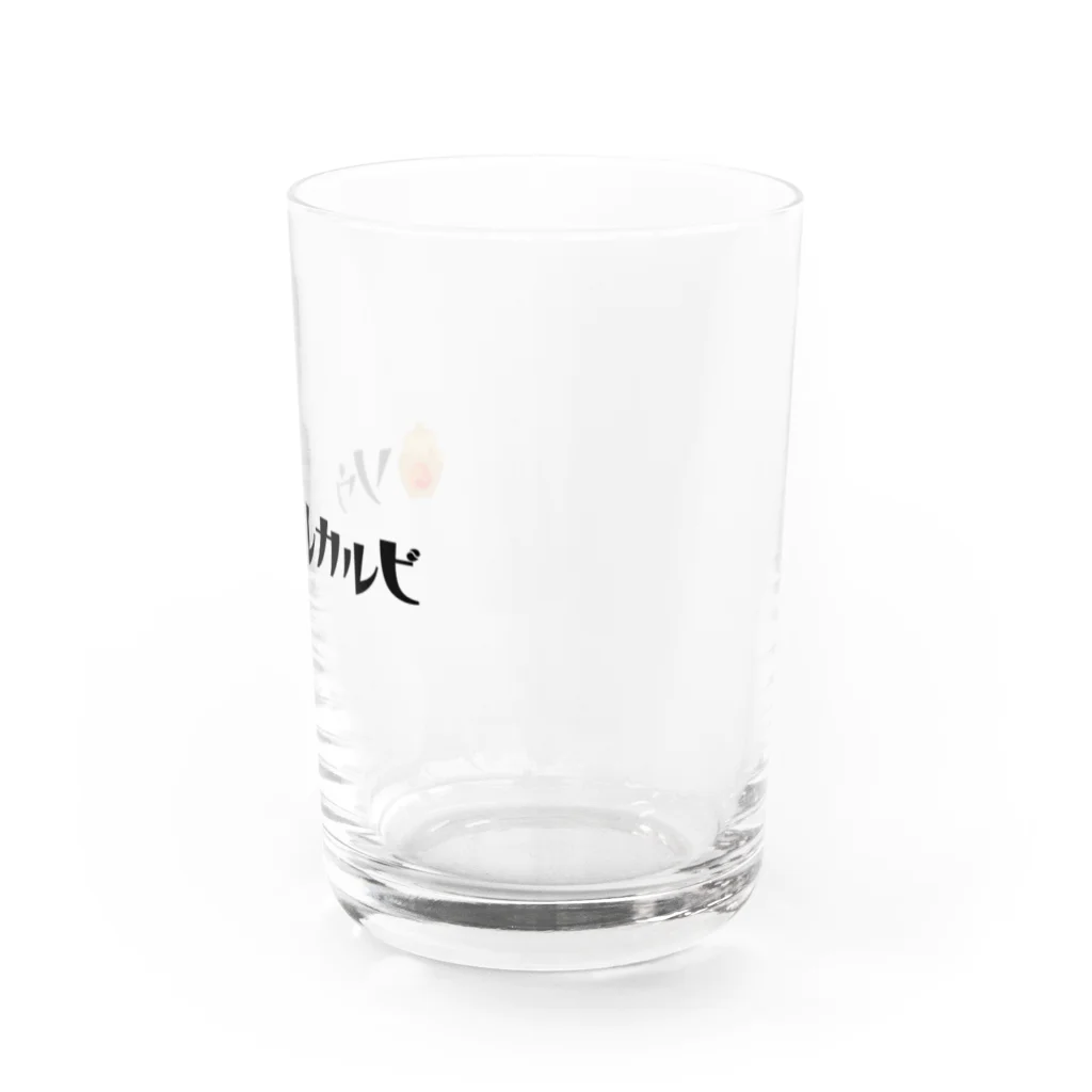 ソウルカルビのソウルカルビ　ロゴグッズ Water Glass :right