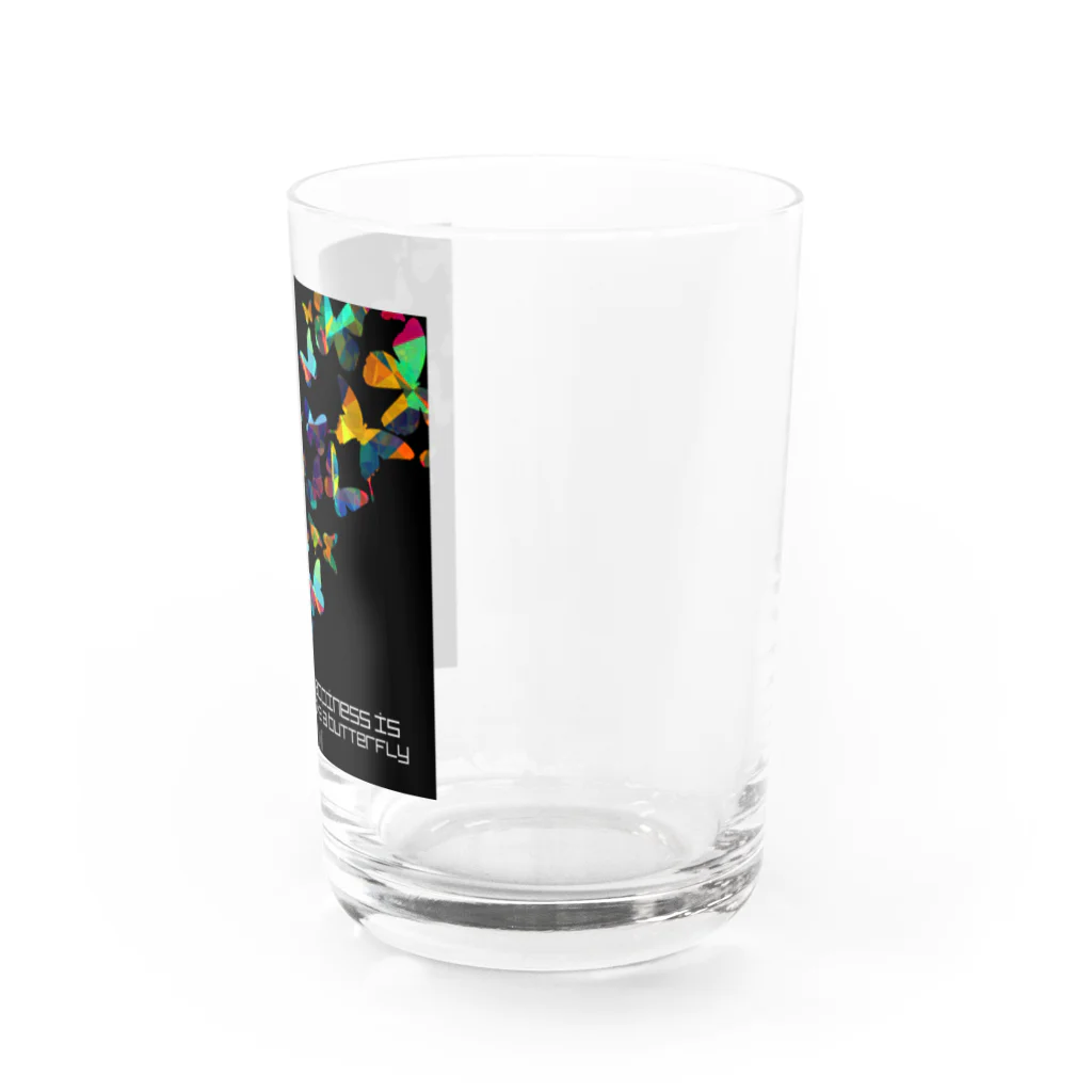 AKI*の蝶のオリジナルデザイン Water Glass :right