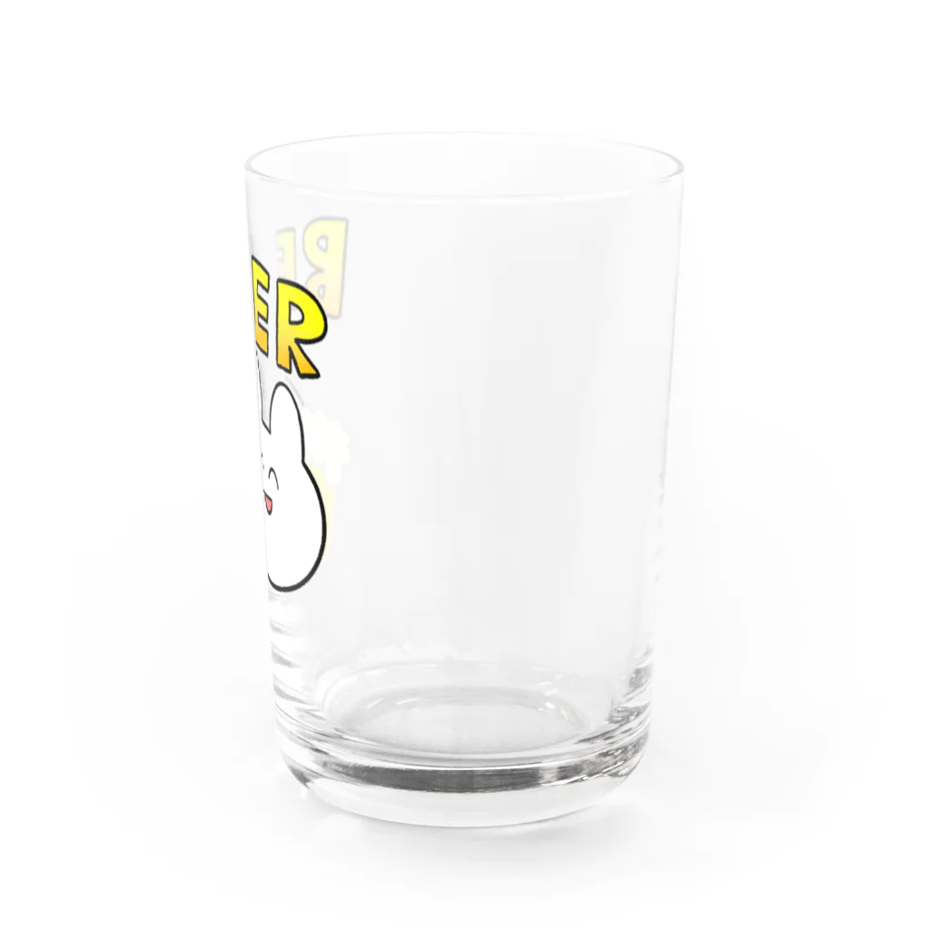 はらぺこショップのうさぎBEER Water Glass :right