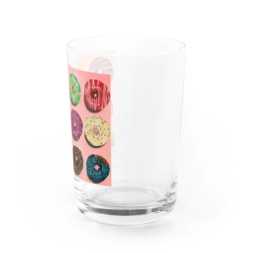 irodoriAYA45のカラフルドーナツ Water Glass :right