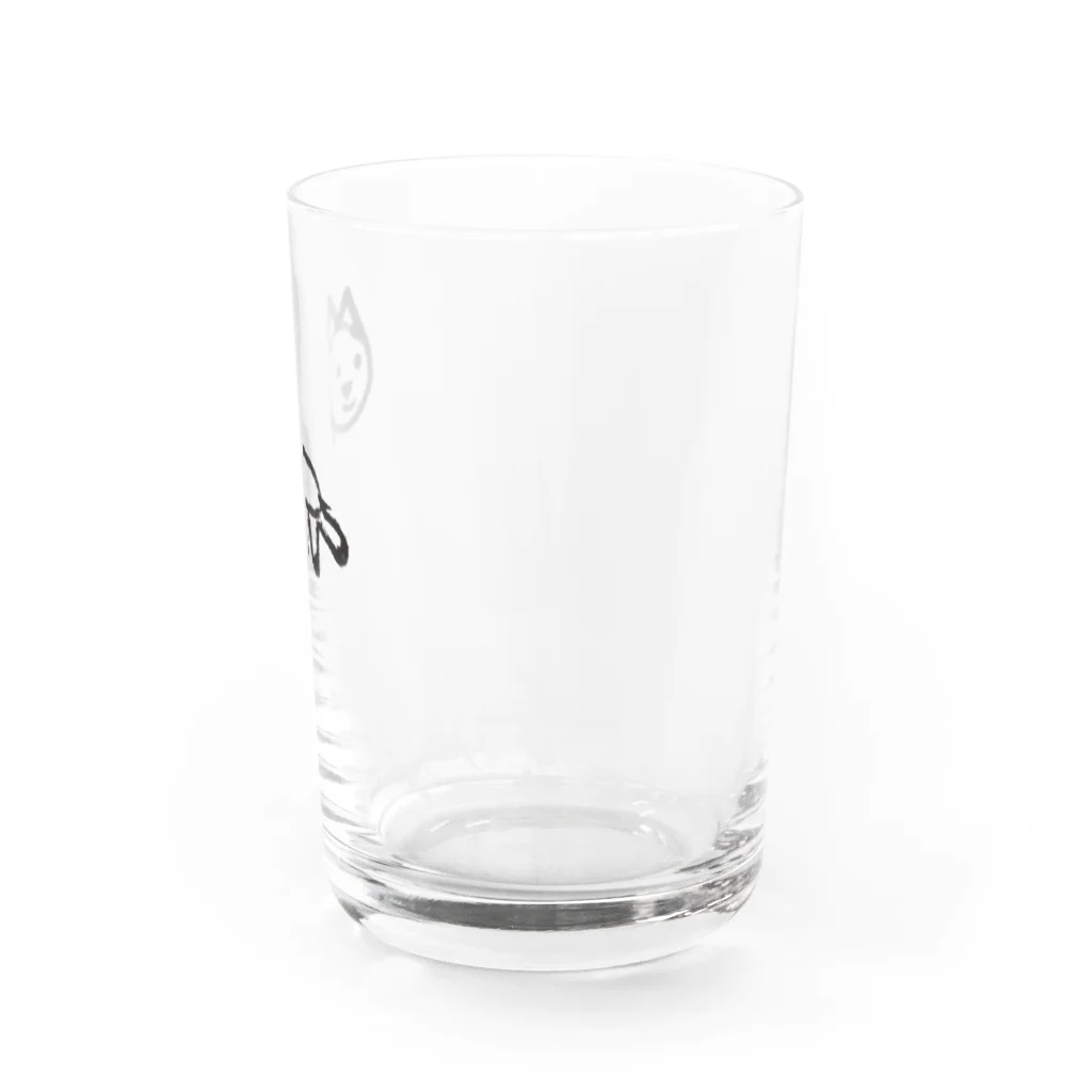 ナナネコのゆるいぬ Water Glass :right
