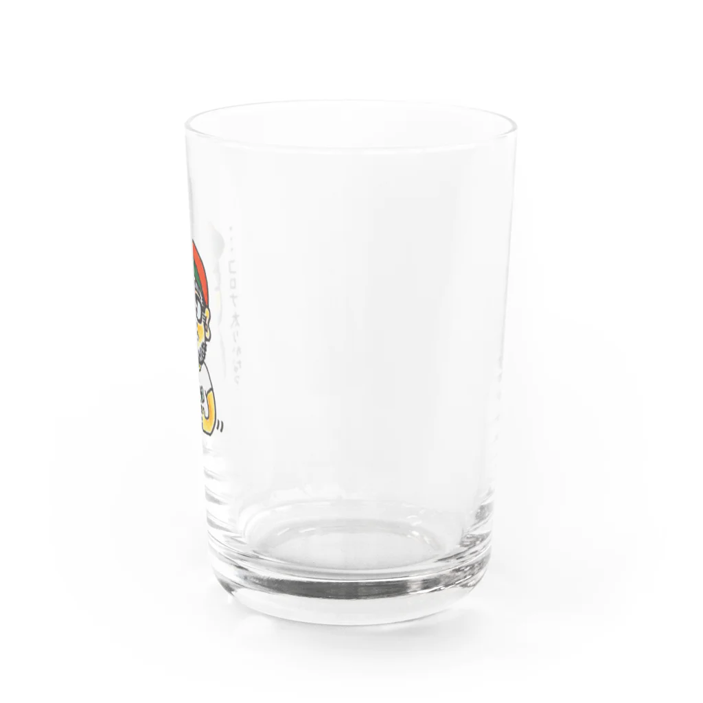 いんでないかいストアのコロナ太りユンドウ Water Glass :right