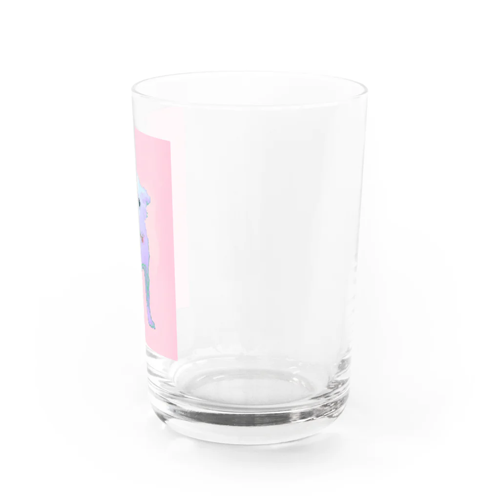 pinkyのチワワ♡ Water Glass :right